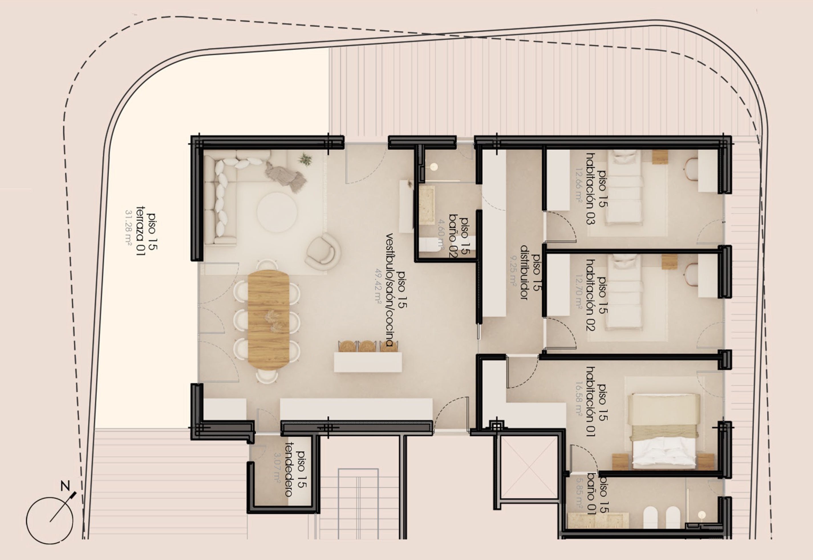Plano Vivienda Tipo 2